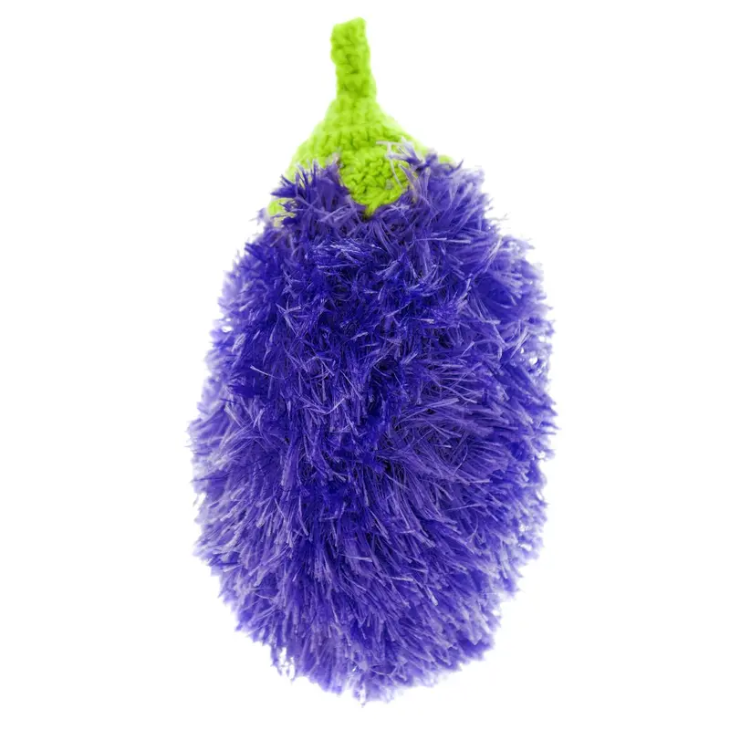 OoMaLoo Handmade Eggplant Dog Toy