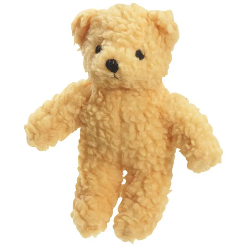 Zanies Berber Bear Dog Toy - Yellow