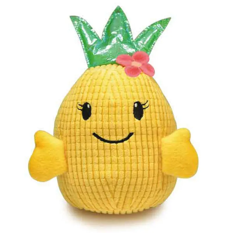 Zanies Hawaiian Breeze Pineapple Girl Dog Toy