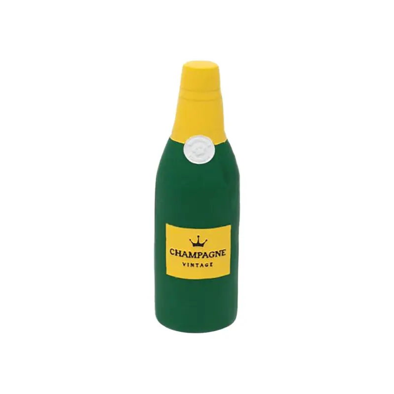 ZippyPaws Latex Happy Hour Crusherz Dog Toy - Champagne