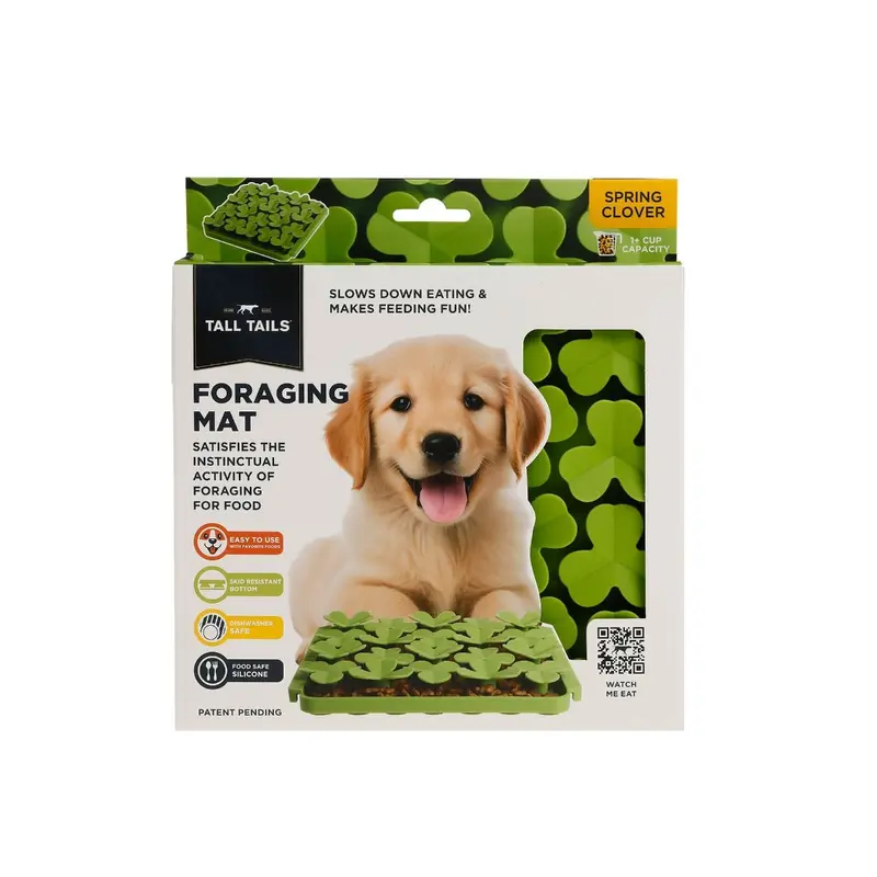 Tall Tails Foraging Mat Slow Dog Feeder - Clover