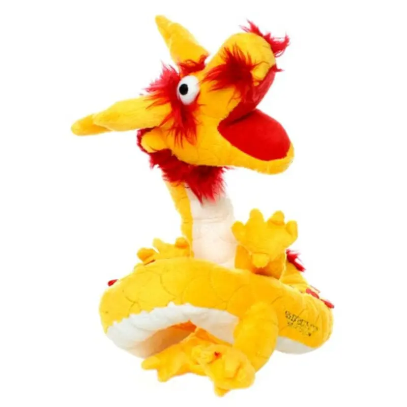 Mighty Dragon Dog Toy - Yellow