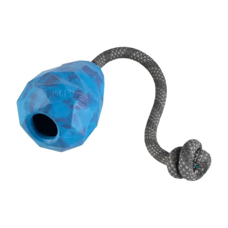 RuffWear Huck-a-Cone Interactive Natural Rubber Dog Toy - Blue Pool