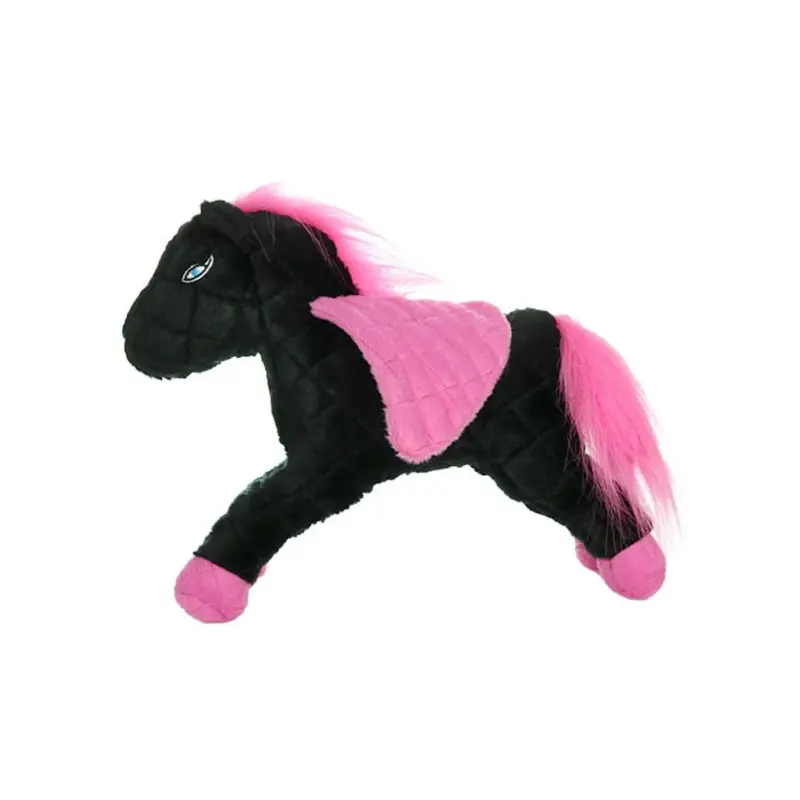 Mighty Liar Series Dog Toy - Pegasus Black and Pink