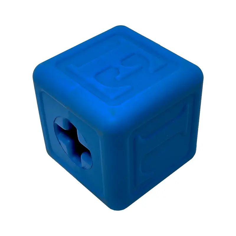 SodaPup Durable Rubber Chew & Treat Dispenser Dog Toy - Love Cube