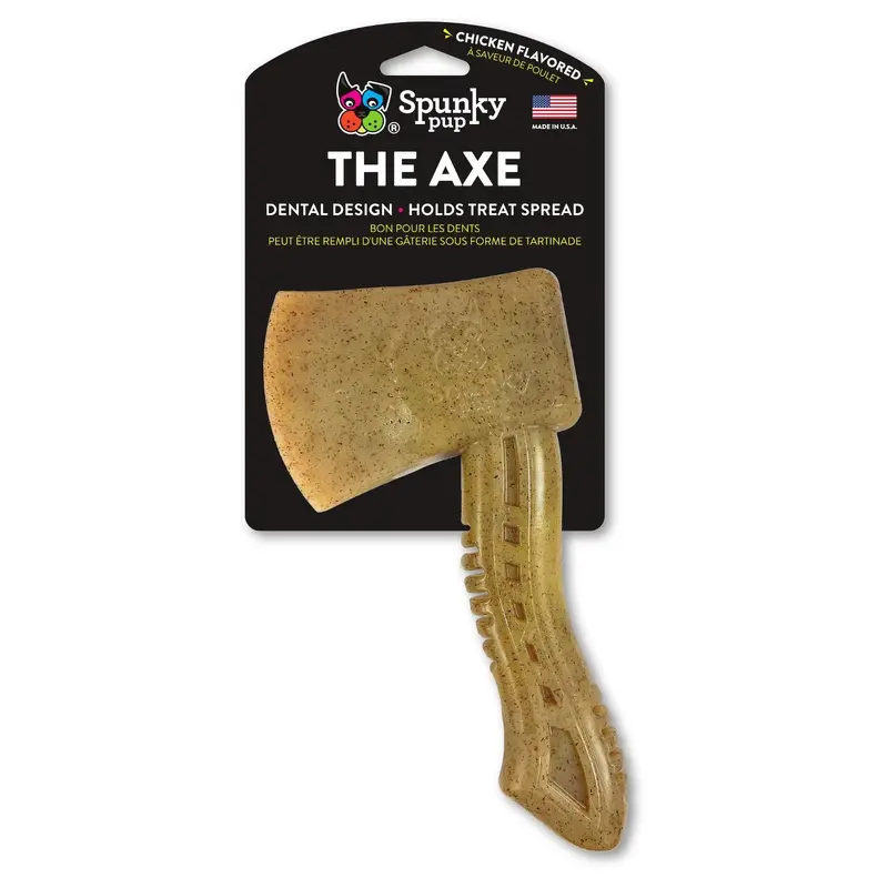 Spunky Pup Nylon Tool Dog Toy - The Axe