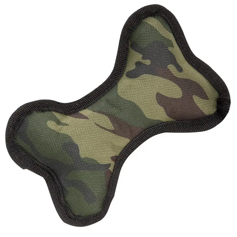 Zanies Toughstructable Camo Dog Bone - Green