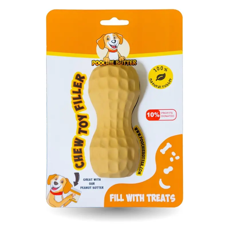 Poochie Butter Peanut Toy Filler Dog Toy