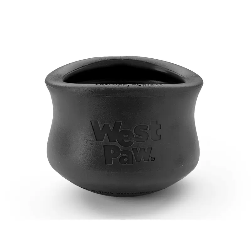 West Paw Holiday Toppl Dog Toy - Coal Black