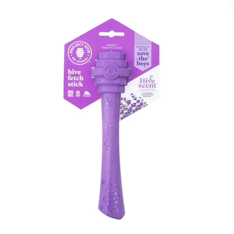 Project Hive Pet Company Hive Fetch Stick - Calming Lavender