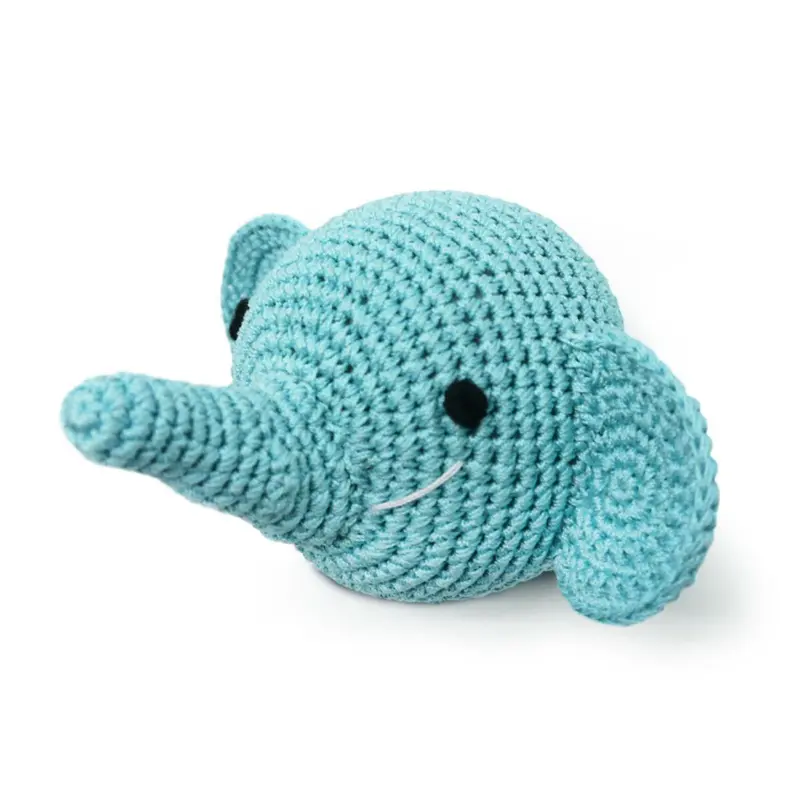 PAWer Squeaky Dog Toy by Dogo - Elephant Head Ball