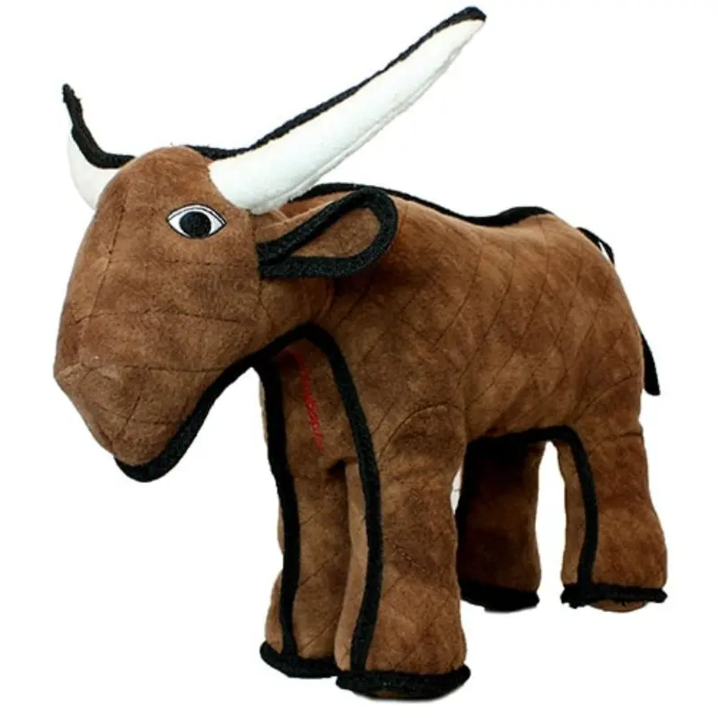 Tuffy Barnyard Series Dog Toy - Bevo the Bull