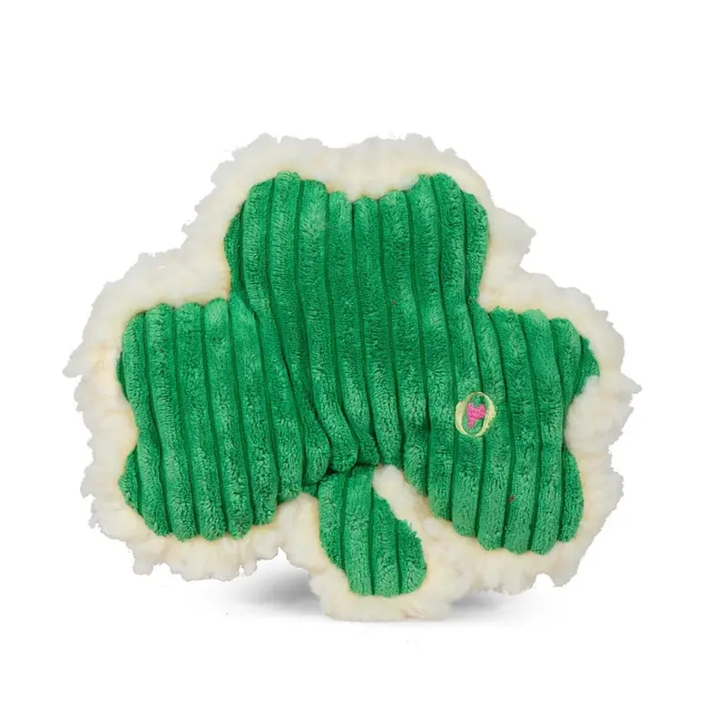 HuggleHounds HuggleFleece Shamrock Dog Toy 