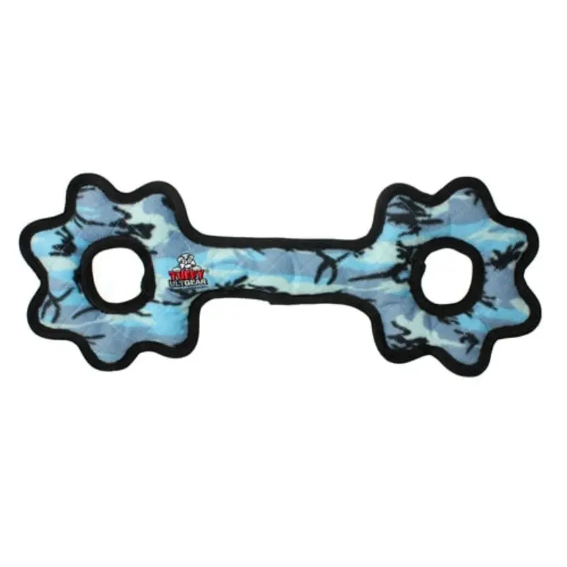 Tuffy Ultimate Tug-O-Gear Dog Toy - Camo Blue