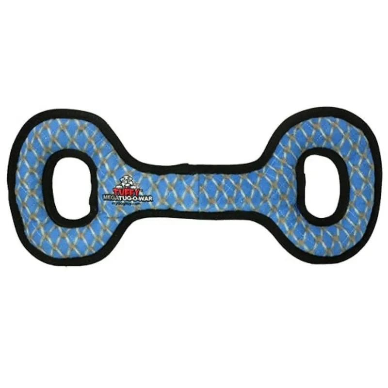 Tuffy Mega Tug Oval Dog Toy - Chain Link