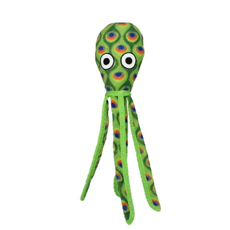 Tuffy Ocean Creatures Dog Toy - Green Squid