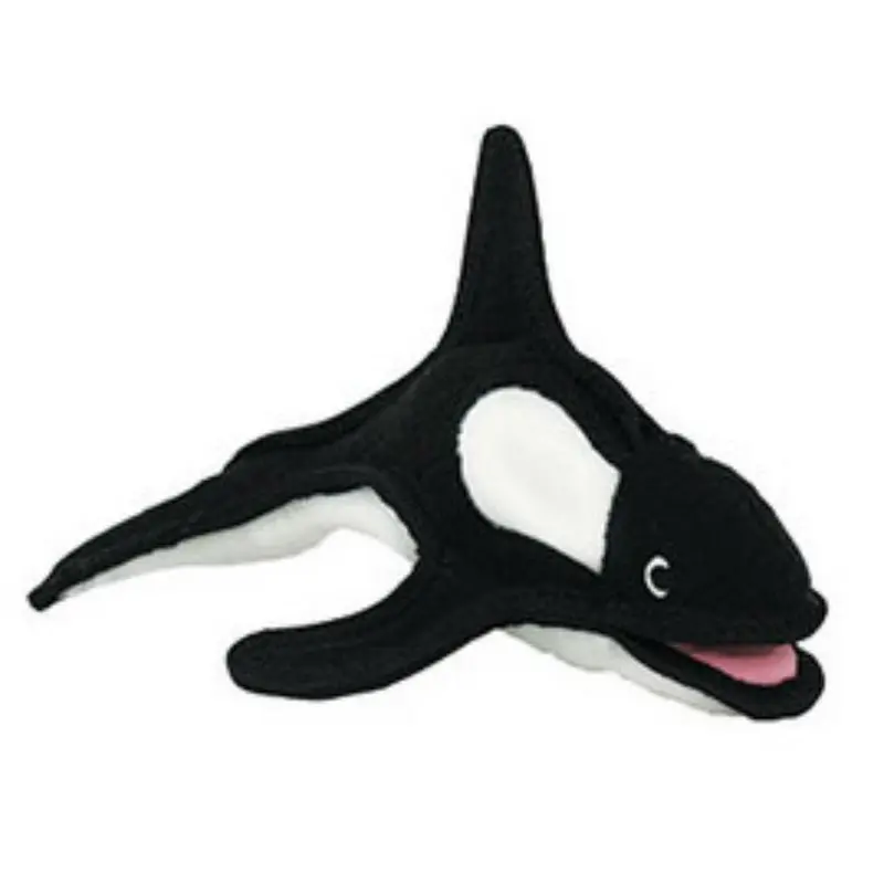 Tuffy Ocean Creatures Dog Toy - Kinley the Killer Whale