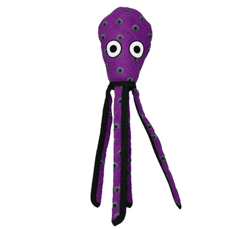 Tuffy Ocean Creatures Dog Toy - Purple Squid