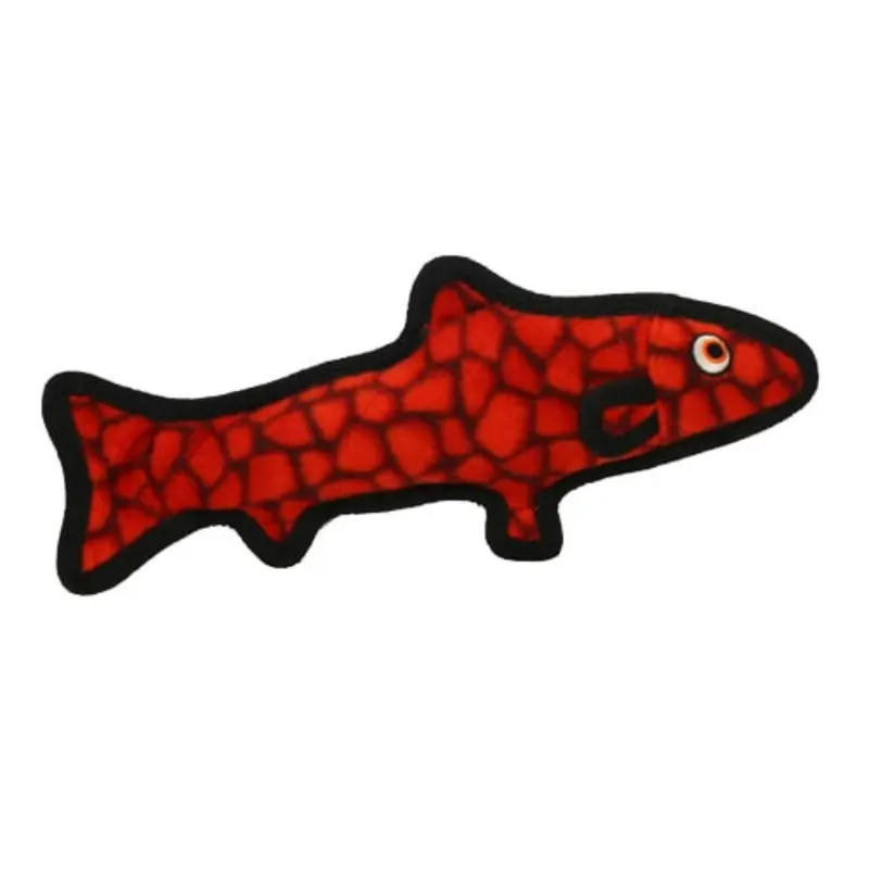 Tuffy Ocean Creatures Dog Toy - Red Trout