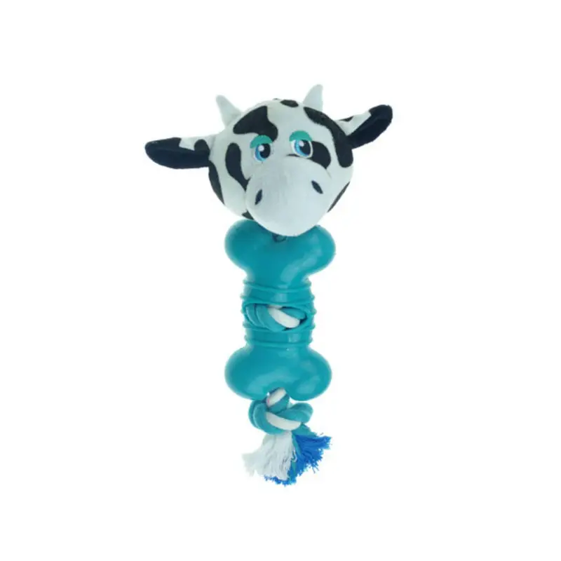 Pet Park Blvd Ropers Dog Toy - Cow