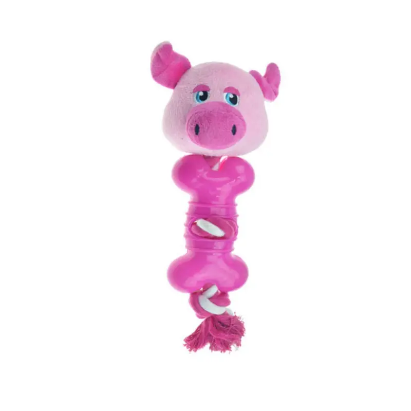 Pet Park Blvd Ropers Dog Toy - Pig