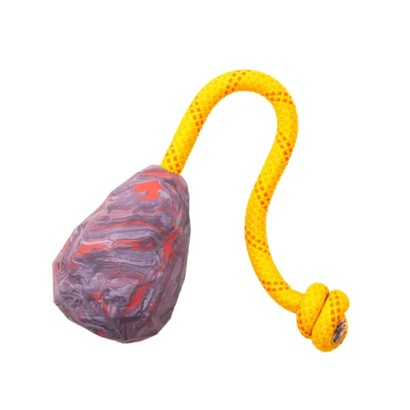 RuffWear Huck-a-Cone Interactive Natural Rubber Dog Toy - Purple Orchid