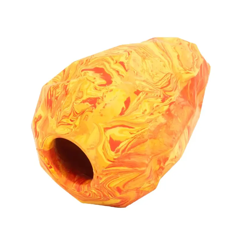 Ruffwear Gnawt-a-Cone Rubber Dog Toy - Salamander Orange