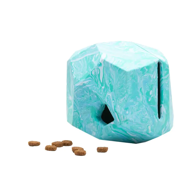 Ruffwear Gnawt-a-Rock Rubber Dog Toy - Glacial Blue