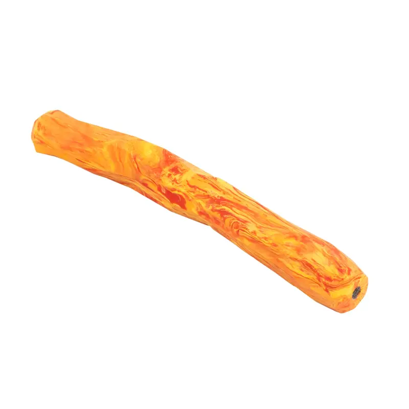 Ruffwear Gnawt-a-Stick Rubber Dog Toy - Salamander Orange