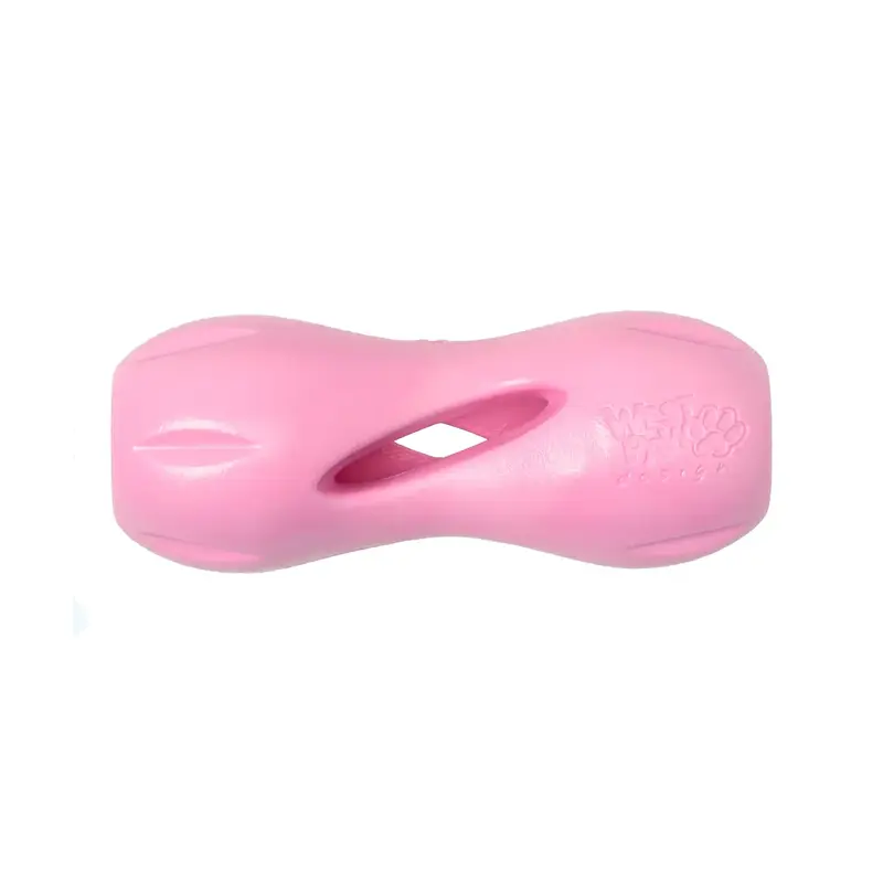West Paw Qwizl Dog Toy - Limited Edition Bubblegum Pink