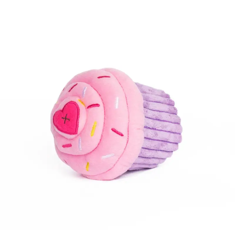 ZippyPaws Cupcake Dog Toy - Pink