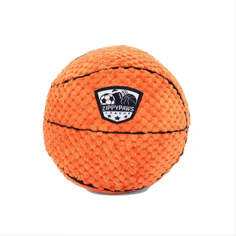 ZippyPaws SportsBallz Dog Toy - Basketball
