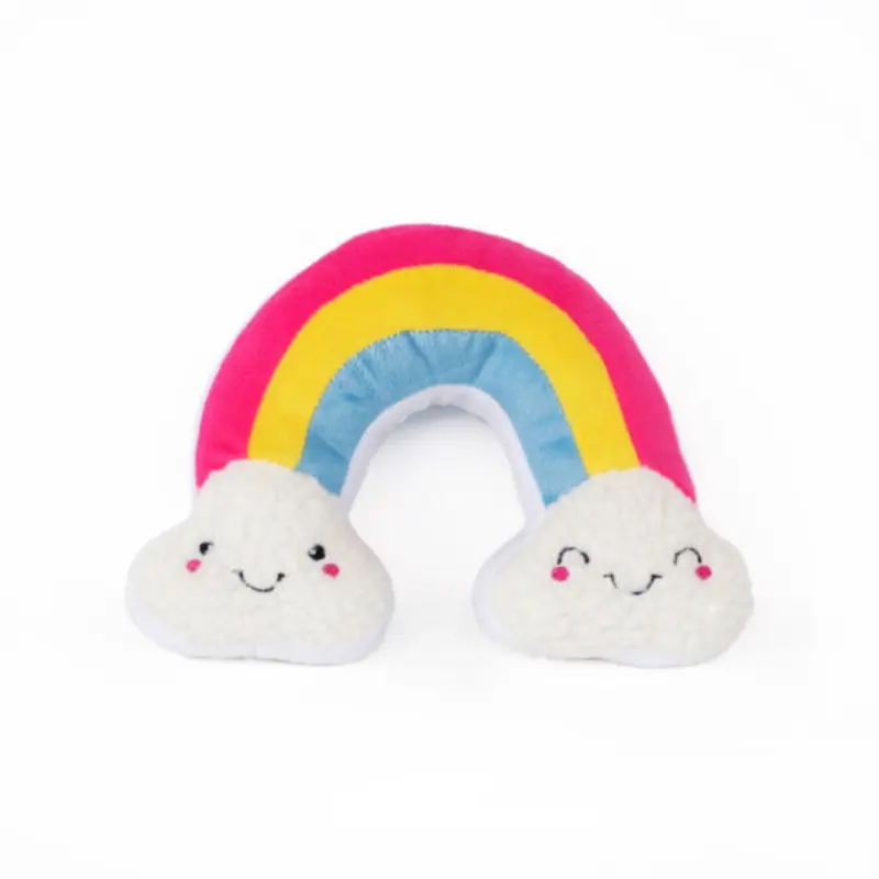 ZippyPaws Squeakie Pattiez Dog Toy - Rainbow