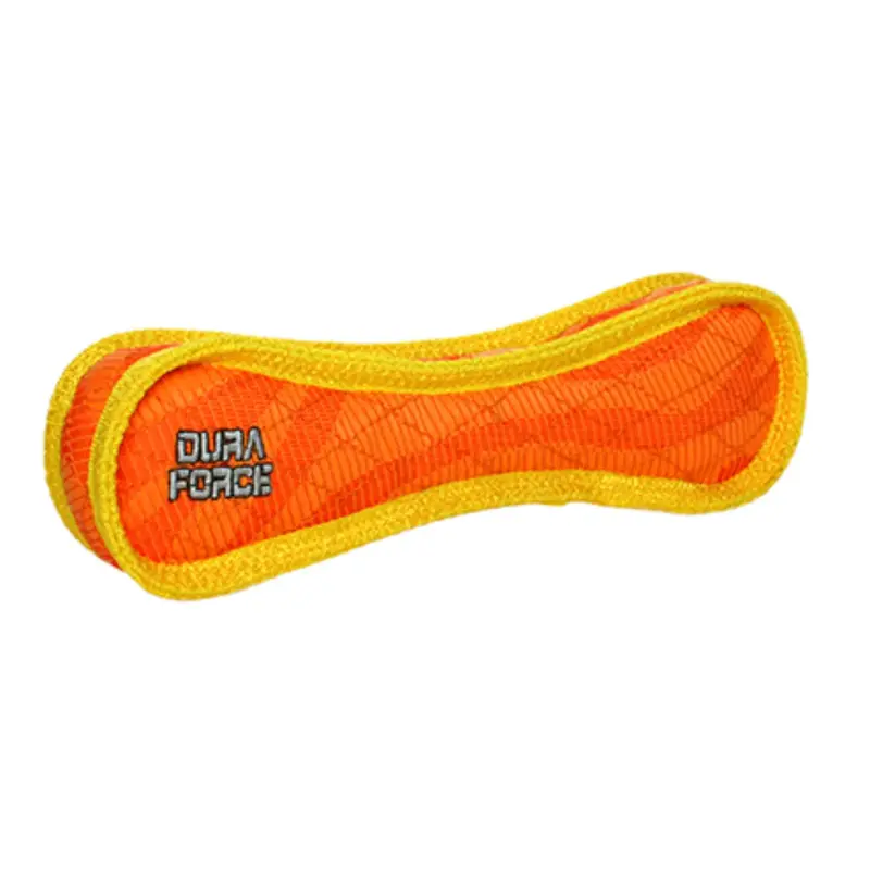 Duraforce Bone Dog Toy - Orange