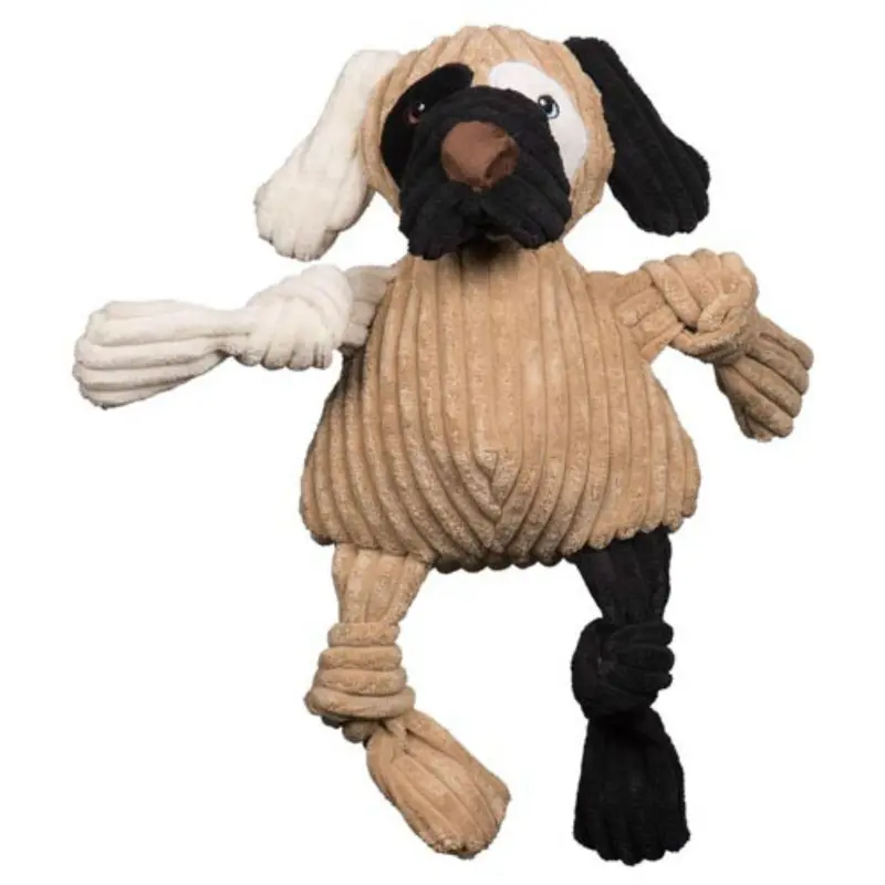 HuggleHounds Knotties Hugglemutts Dog Toy - Patches
