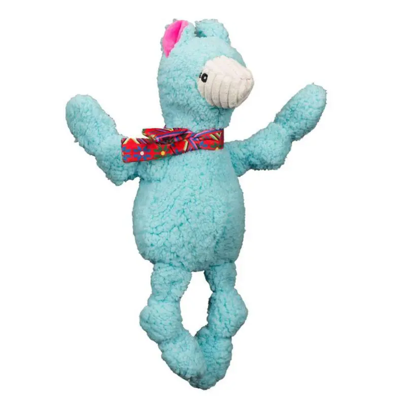 HuggleHounds Wild Things Knottie Dog Toy - Lillie Llama