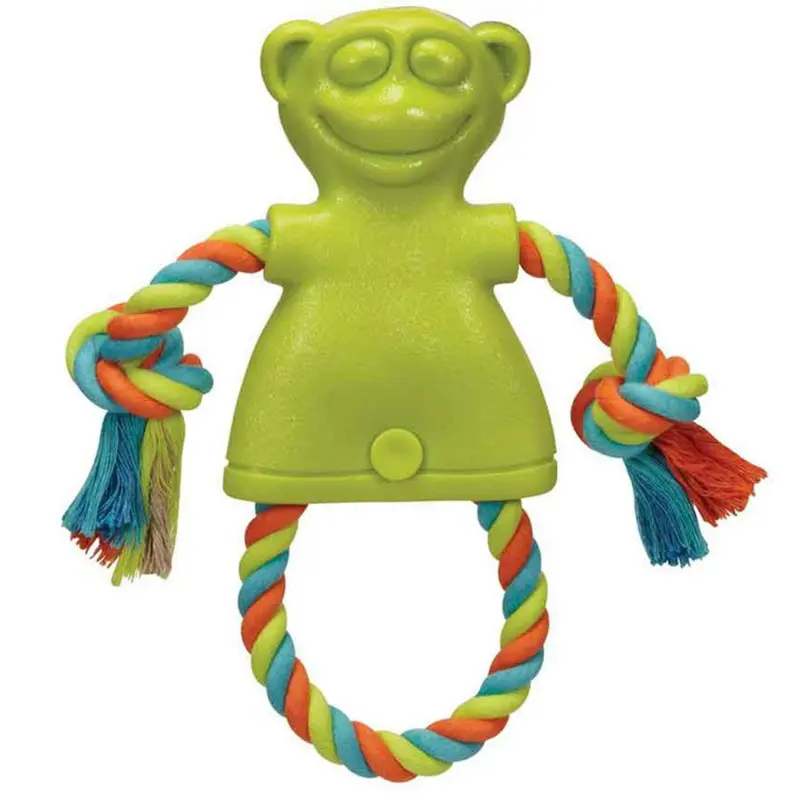 Chomper TPR Monkey with Rope Dog Toy