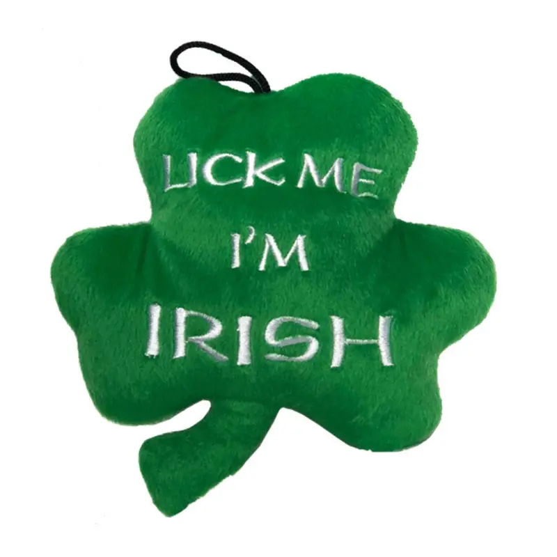 Lulubelles Power Plush Dog Toy - Lick Me Shamrock