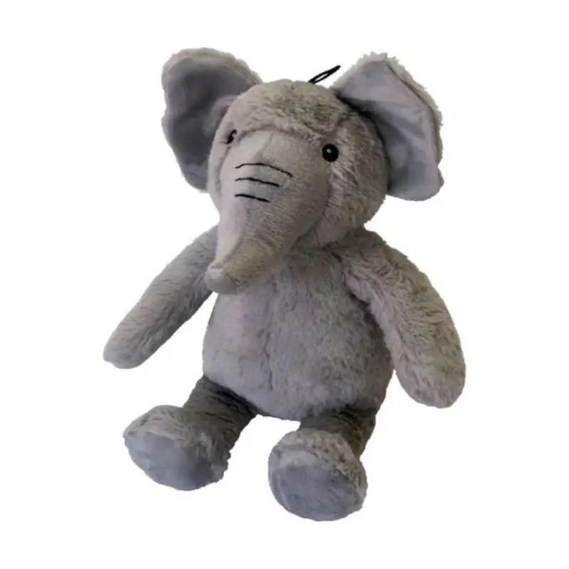 PetLou Plush Elephant Dog Toy - Gray
