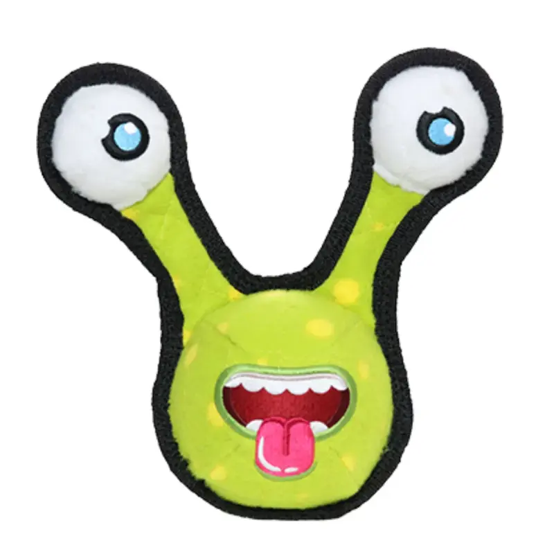 Tuffy Alien Series Dog Toy - Green 2eye