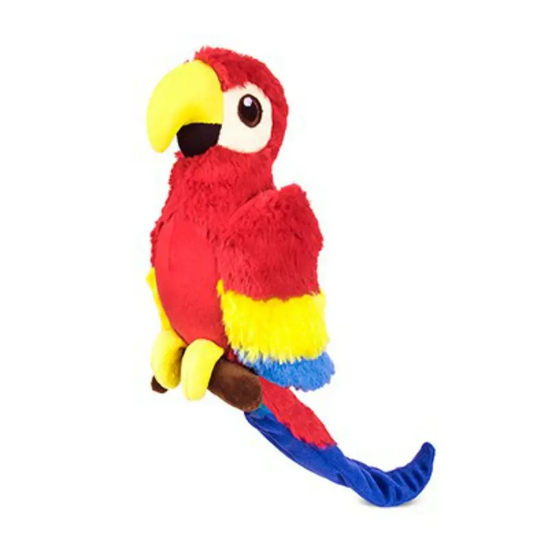 P.L.A.Y. Fetching Flock Plush Dog Toy - Parrot