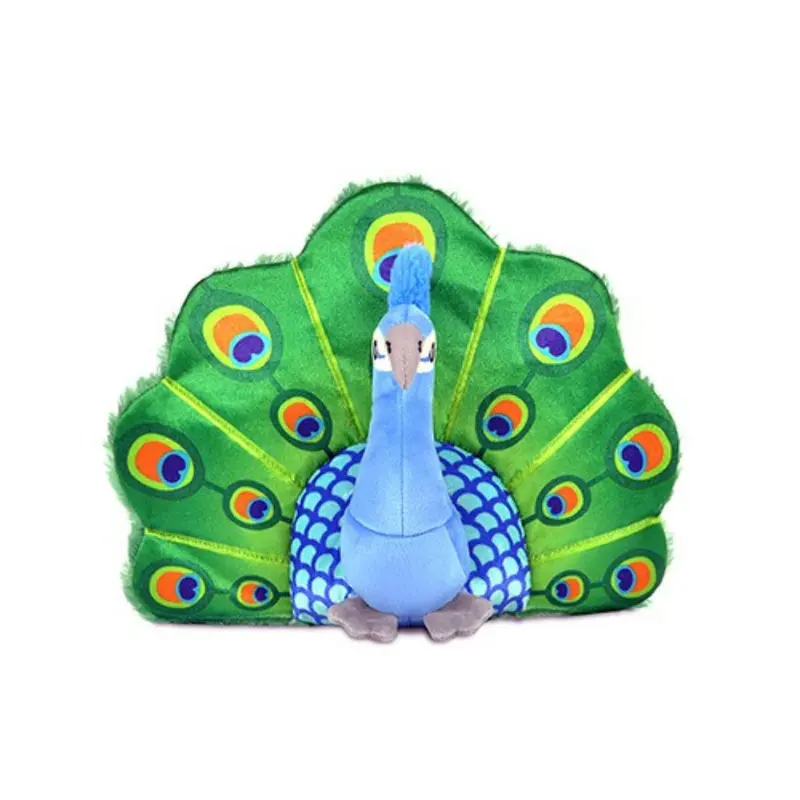 P.L.A.Y. Fetching Flock Plush Dog Toy - Peacock