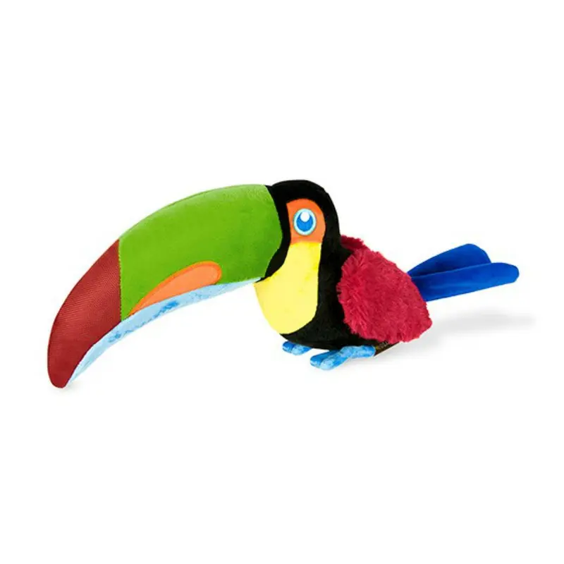 P.L.A.Y. Fetching Flock Plush Dog Toy - Toucan