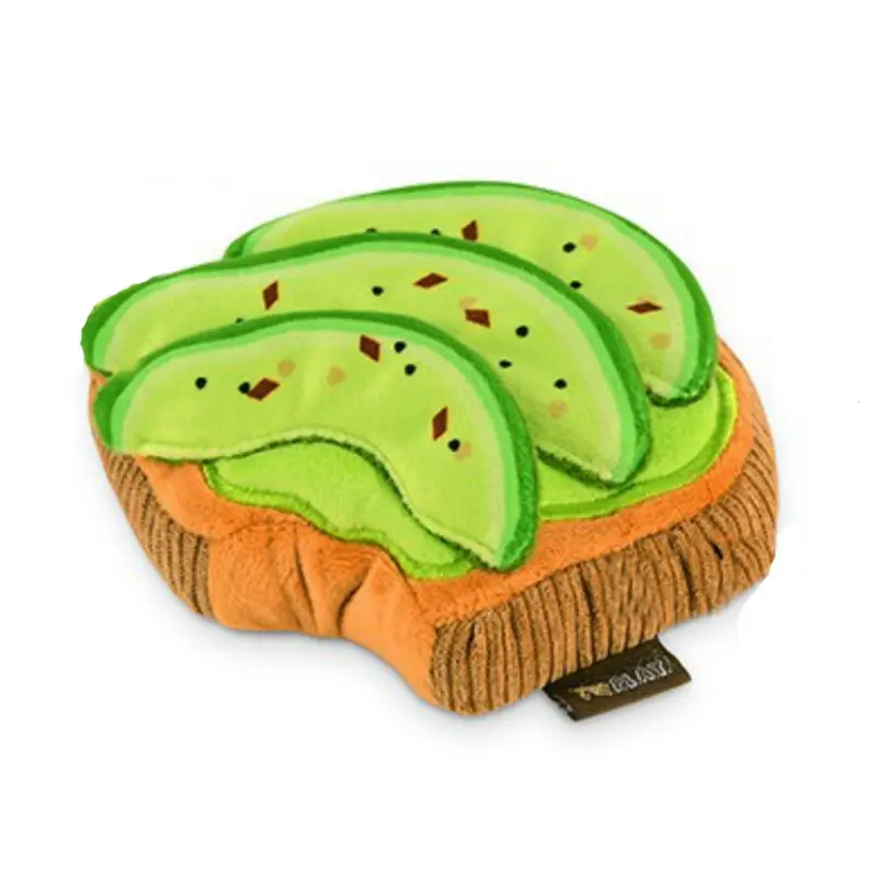P.L.A.Y. Barking Brunch Dog Toy - Avocado Toast