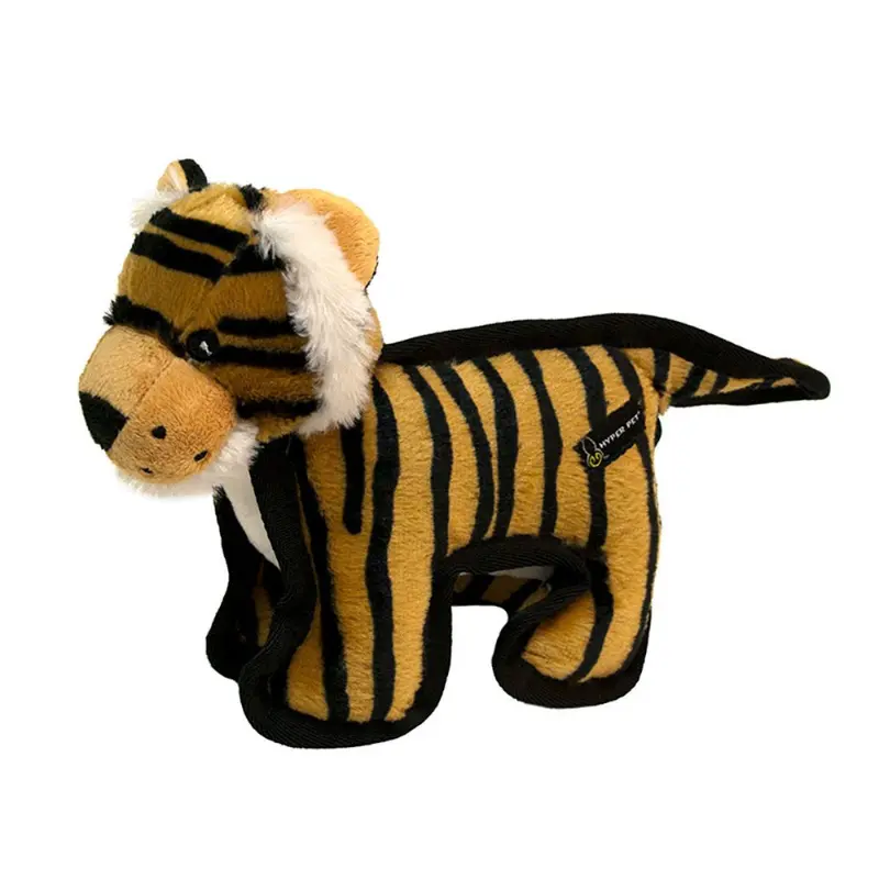 Hyper Pet Tough Plush Dog Toy - Tiger 
