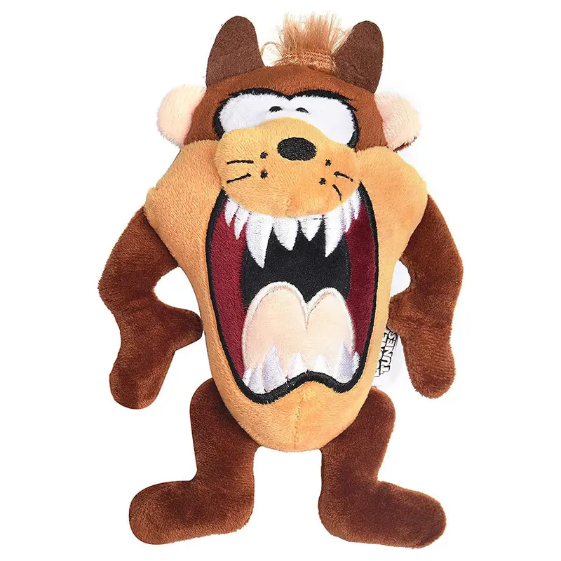Looney Tunes Taz Big Head Plush Dog Toy
