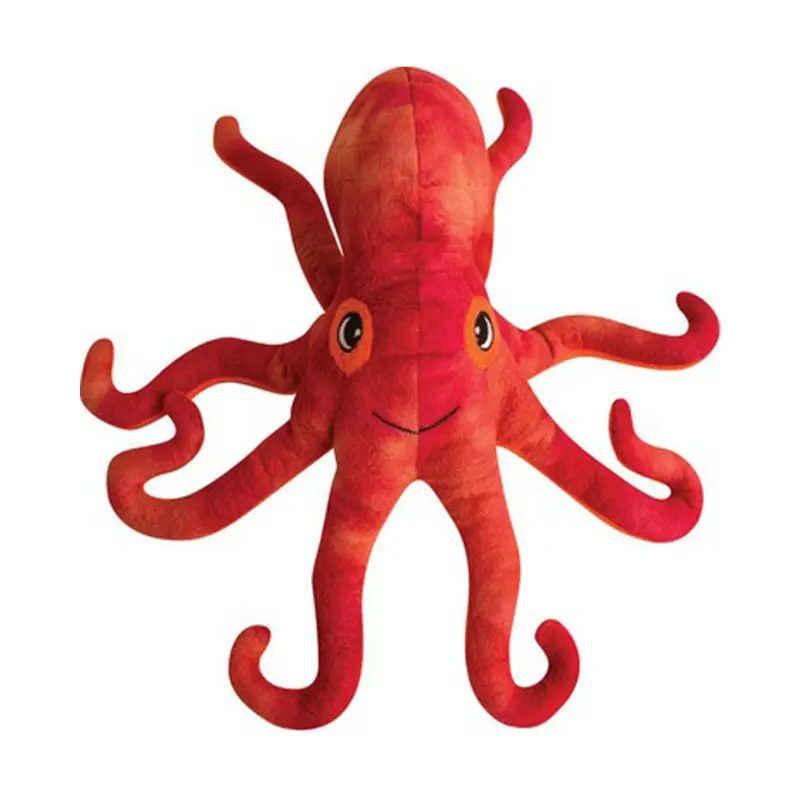 Snugarooz Olivia the Octopus Dog Toy - Red