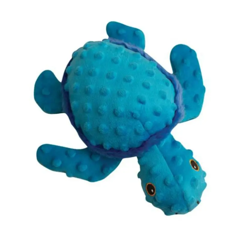 Snugarooz Tucker the Turtle Dog Toy - Blue