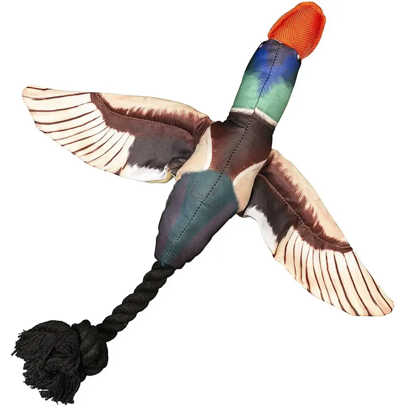 Spunky Pup Fly & Fetch Dog Toy - Duck