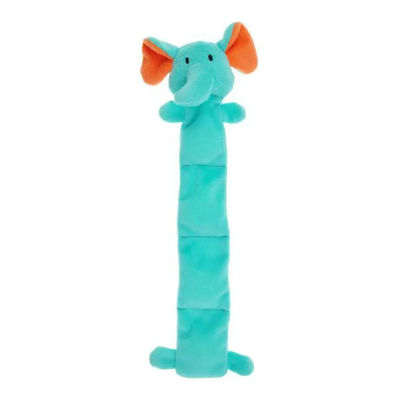 Chomper Mini Safari Pals Mat Dog Toy - Elephant